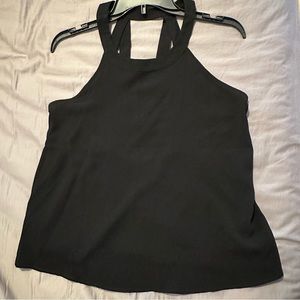 Black halter blouse